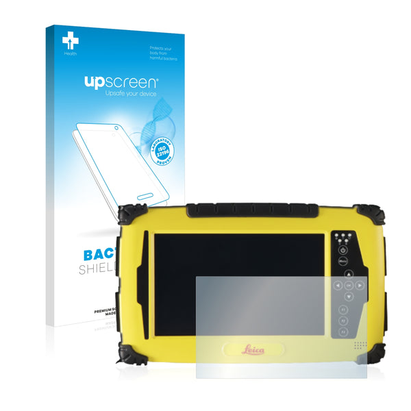 upscreen Bacteria Shield Clear Premium Antibacterial Screen Protector for Leica iCON CC66