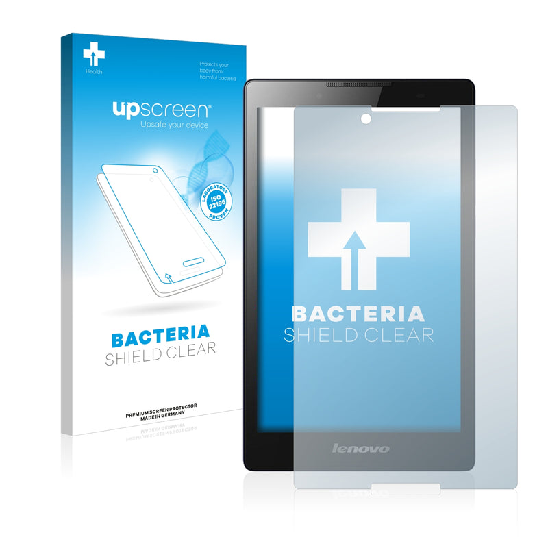 upscreen Bacteria Shield Clear Premium Antibacterial Screen Protector for Lenovo Tab 2 A8