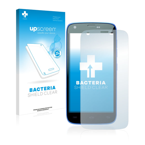upscreen Bacteria Shield Clear Premium Antibacterial Screen Protector for Spice Stellar 470