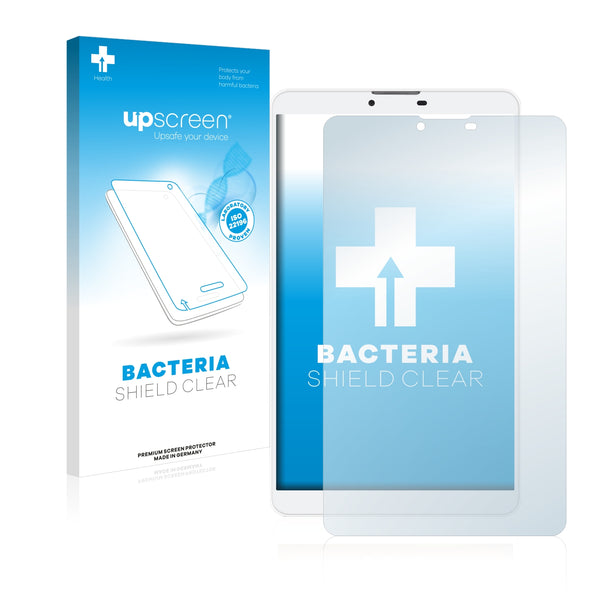 upscreen Bacteria Shield Clear Premium Antibacterial Screen Protector for Teclast P80 3G (Cam left)