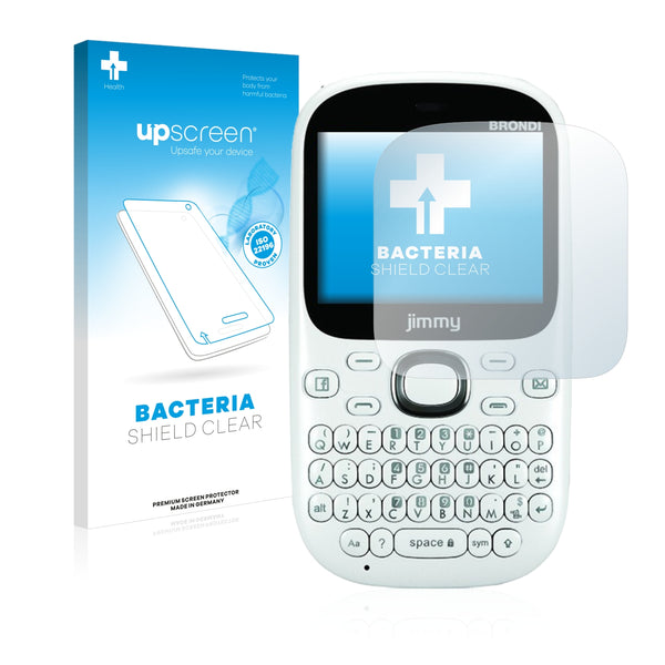 upscreen Bacteria Shield Clear Premium Antibacterial Screen Protector for Brondi Jimmy