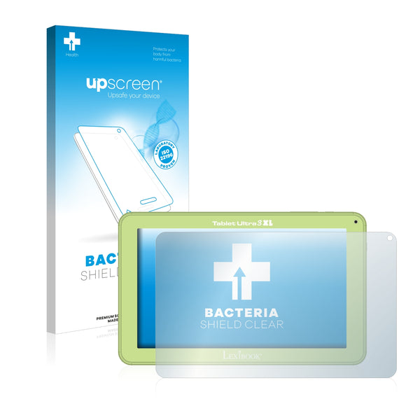 upscreen Bacteria Shield Clear Premium Antibacterial Screen Protector for Lexibook Ultra 3XL