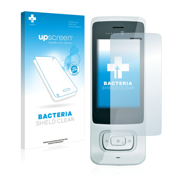 upscreen Bacteria Shield Clear Premium Antibacterial Screen Protector for Telekom Speedphone 701