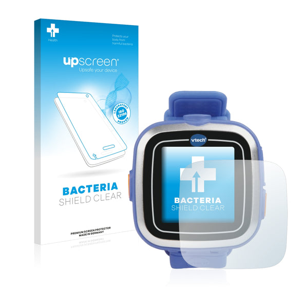 upscreen Bacteria Shield Clear Premium Antibacterial Screen Protector for Vtech Kidizoom Smart Watch 1