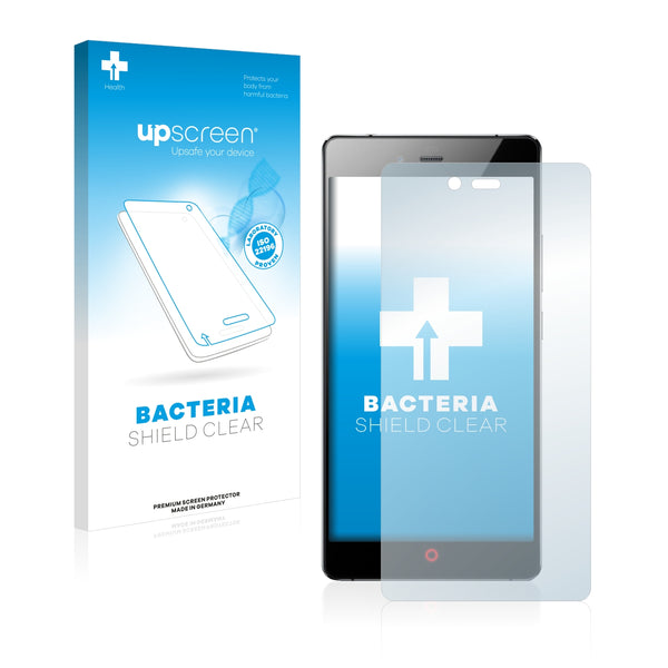 upscreen Bacteria Shield Clear Premium Antibacterial Screen Protector for ZTE Nubia Z9 Max