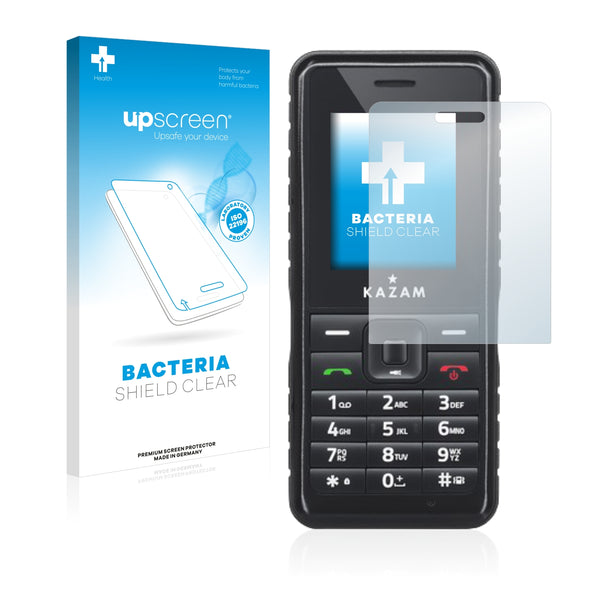 upscreen Bacteria Shield Clear Premium Antibacterial Screen Protector for Kazam Life R2