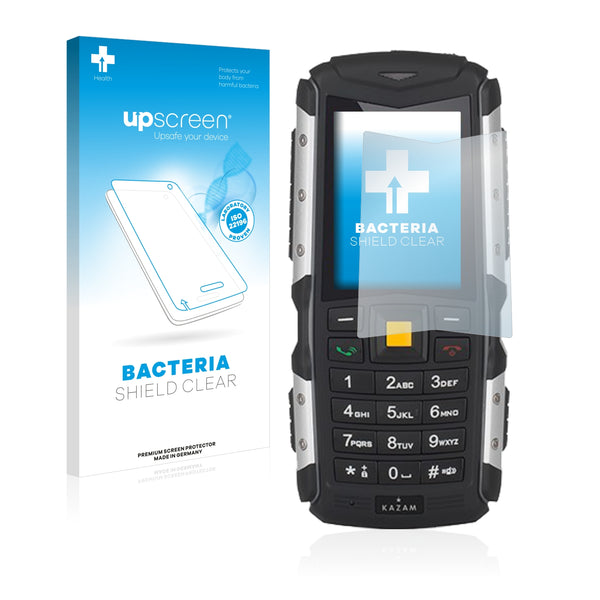 upscreen Bacteria Shield Clear Premium Antibacterial Screen Protector for Kazam Life R5