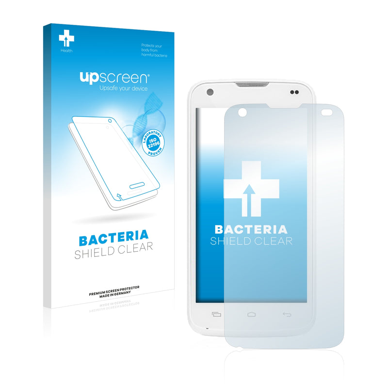 upscreen Bacteria Shield Clear Premium Antibacterial Screen Protector for Kazam Thunder 345L