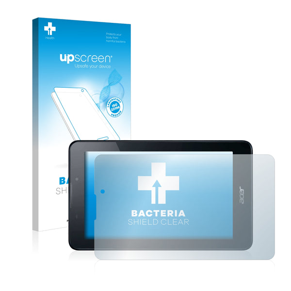 upscreen Bacteria Shield Clear Premium Antibacterial Screen Protector for Acer Iconia Tab A1-713