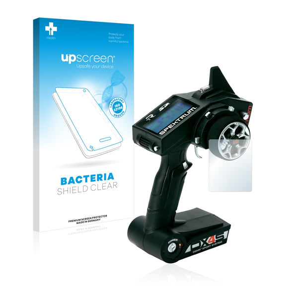 upscreen Bacteria Shield Clear Premium Antibacterial Screen Protector for Spektrum DX4S