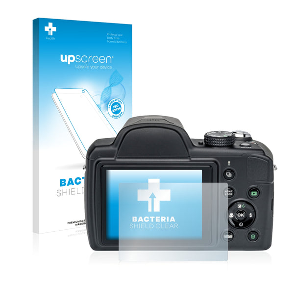 upscreen Bacteria Shield Clear Premium Antibacterial Screen Protector for Medion Life P44029 (MD 86929)