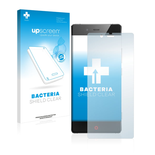 upscreen Bacteria Shield Clear Premium Antibacterial Screen Protector for ZTE Nubia Z9