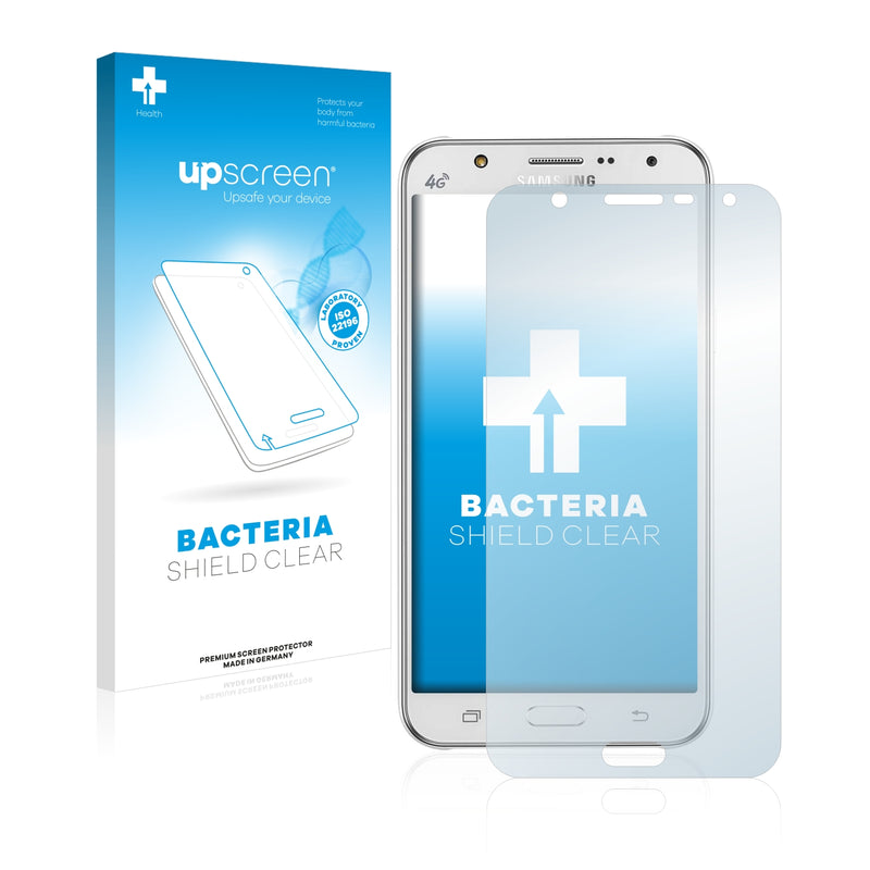 upscreen Bacteria Shield Clear Premium Antibacterial Screen Protector for Samsung Galaxy J7 2015
