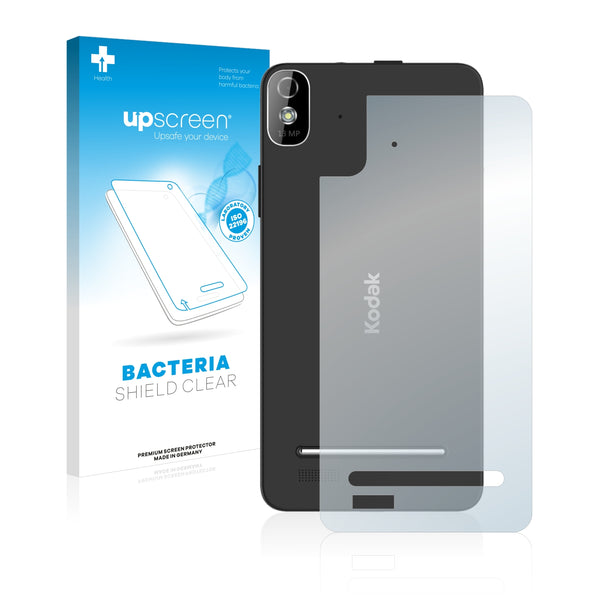 upscreen Bacteria Shield Clear Premium Antibacterial Screen Protector for Kodak IM5 Back