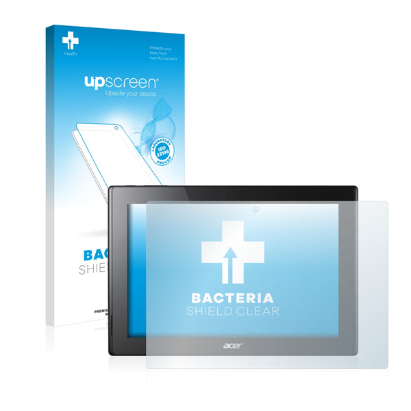 upscreen Bacteria Shield Clear Premium Antibacterial Screen Protector for Acer Iconia Tab 10 A3-A30