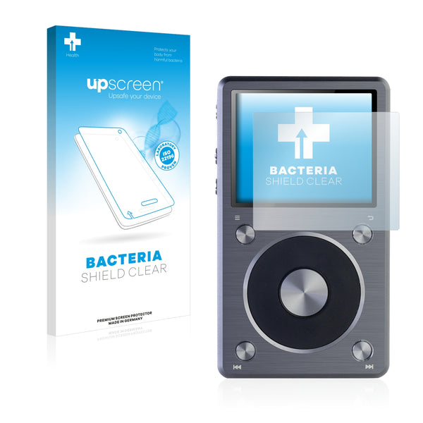 upscreen Bacteria Shield Clear Premium Antibacterial Screen Protector for FiiO X5 II 2015