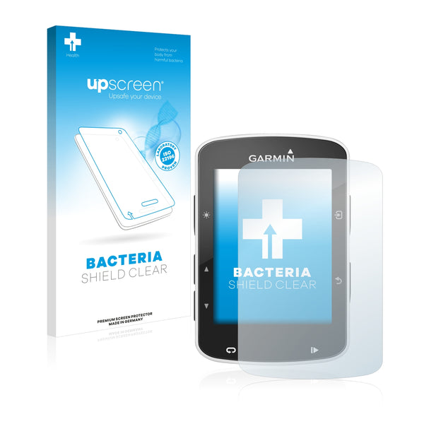 upscreen Bacteria Shield Clear Premium Antibacterial Screen Protector for Garmin Edge 520