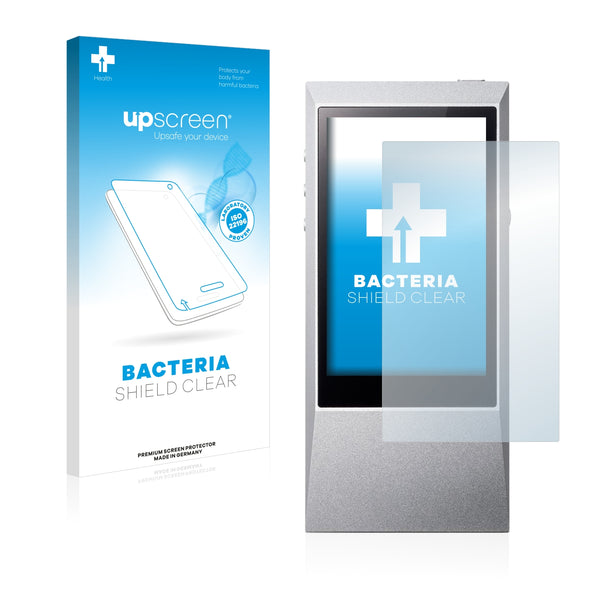 upscreen Bacteria Shield Clear Premium Antibacterial Screen Protector for Astell&Kern AK Jr
