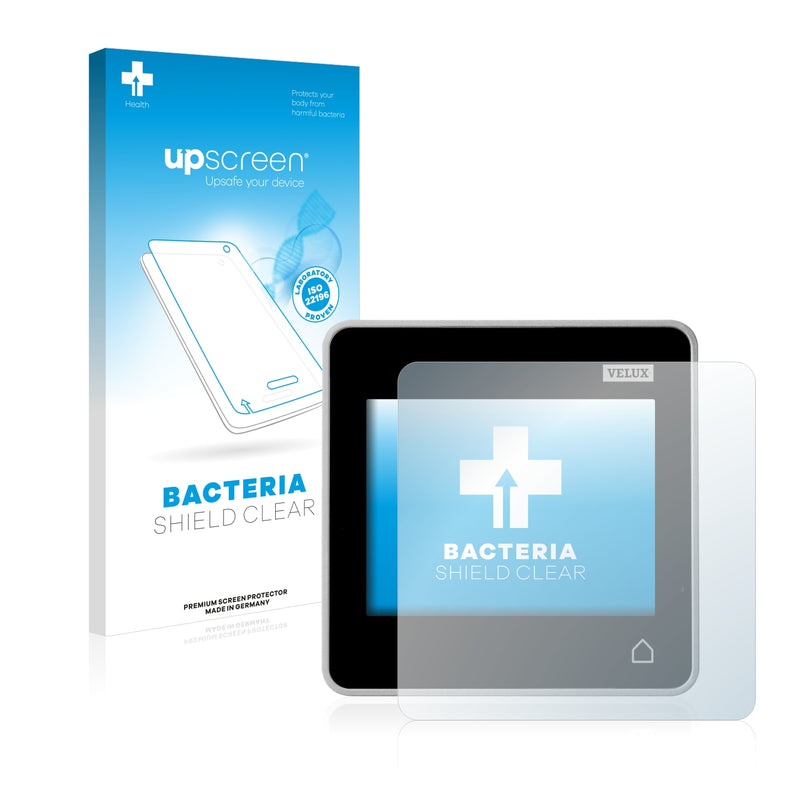 upscreen Bacteria Shield Clear Premium Antibacterial Screen Protector for Velux Integra Control Pad KLR 200