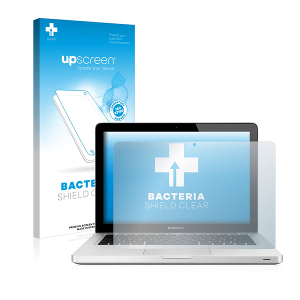 upscreen Bacteria Shield Clear Premium Antibacterial Screen Protector for Apple MacBook Retina Pro 13 2015