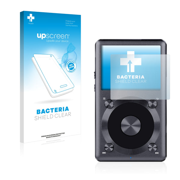 upscreen Bacteria Shield Clear Premium Antibacterial Screen Protector for FiiO X3 II