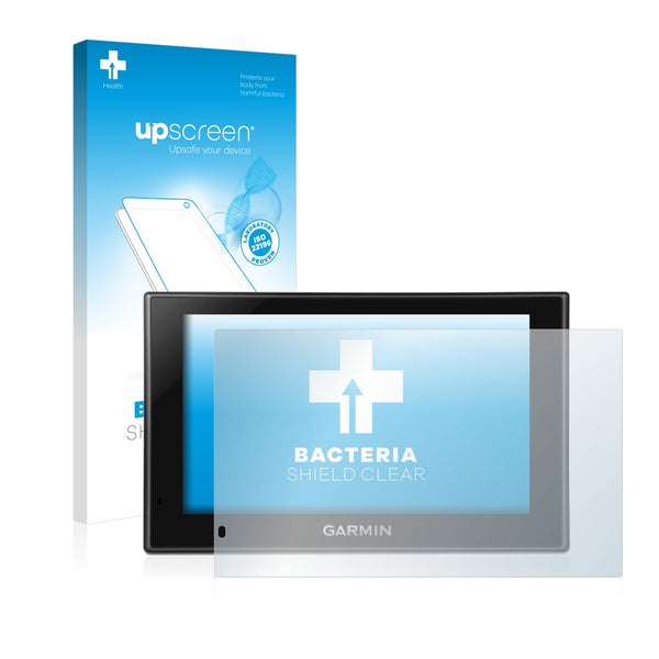 upscreen Bacteria Shield Clear Premium Antibacterial Screen Protector for Garmin nüvi 2559LMT
