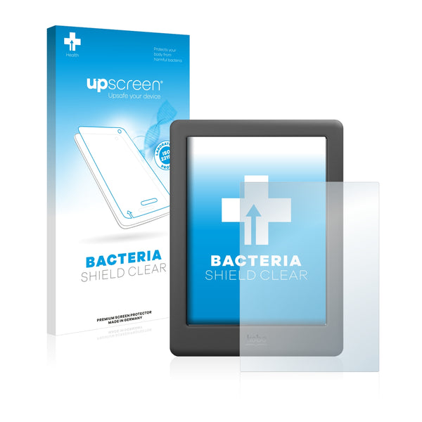 upscreen Bacteria Shield Clear Premium Antibacterial Screen Protector for Kobo Glo HD