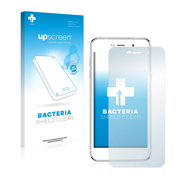 upscreen Bacteria Shield Clear Premium Antibacterial Screen Protector for Oukitel U6