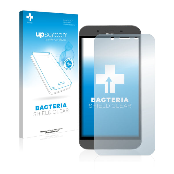 upscreen Bacteria Shield Clear Premium Antibacterial Screen Protector for BLU Studio XL