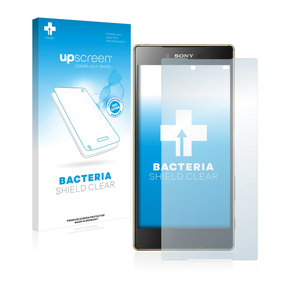 upscreen Bacteria Shield Clear Premium Antibacterial Screen Protector for Sony Xperia Z5 Premium