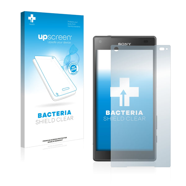 upscreen Bacteria Shield Clear Premium Antibacterial Screen Protector for Sony Xperia Z5 Compact