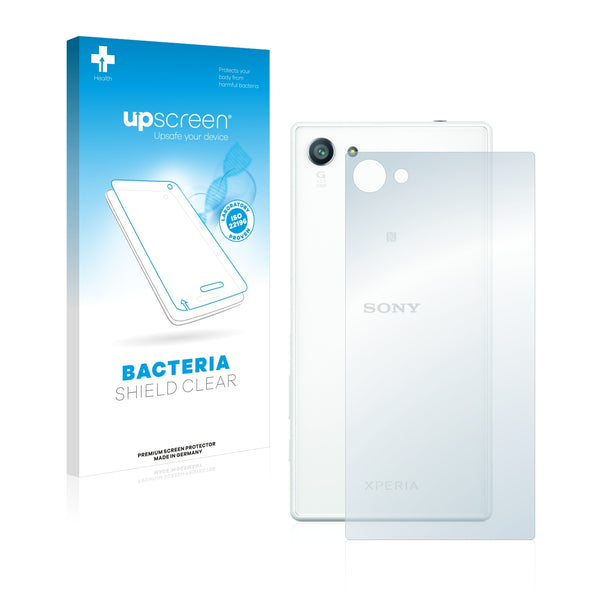 upscreen Bacteria Shield Clear Premium Antibacterial Screen Protector for Sony Xperia Z5 Compact (Back)