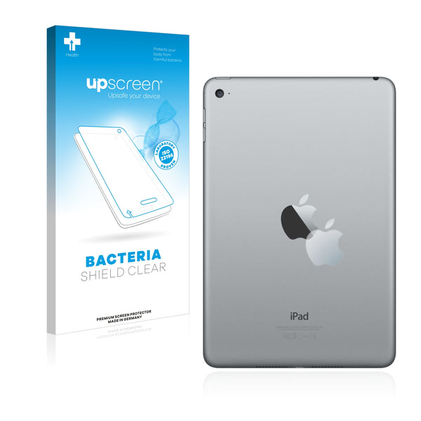 upscreen Bacteria Shield Clear Premium Antibacterial Screen Protector for Apple iPad Mini 4 (Logo)