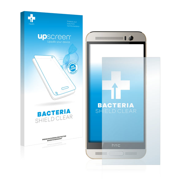 upscreen Bacteria Shield Clear Premium Antibacterial Screen Protector for HTC One M9+