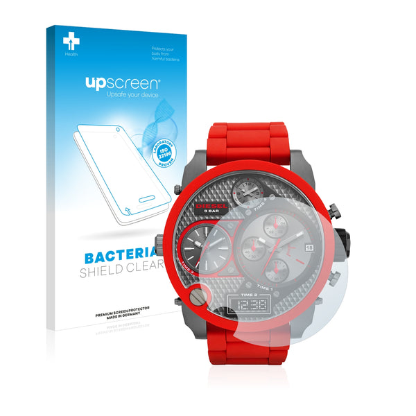 upscreen Bacteria Shield Clear Premium Antibacterial Screen Protector for Diesel DZ7279