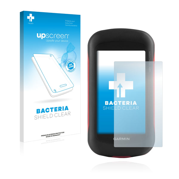 upscreen Bacteria Shield Clear Premium Antibacterial Screen Protector for Garmin Montana 680