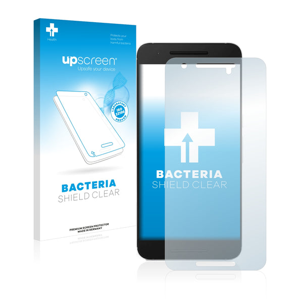 upscreen Bacteria Shield Clear Premium Antibacterial Screen Protector for Huawei Nexus 6P