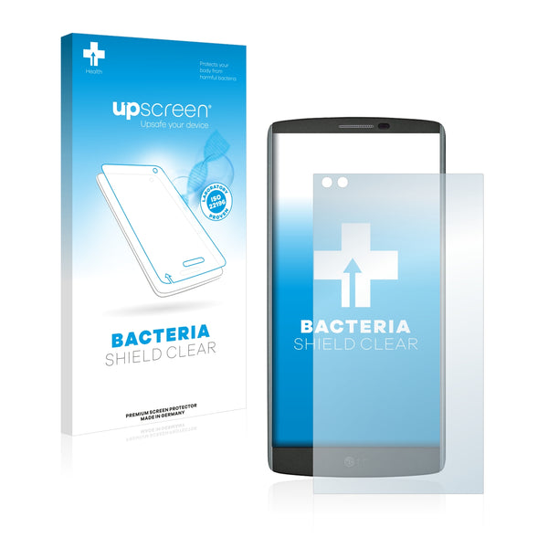 upscreen Bacteria Shield Clear Premium Antibacterial Screen Protector for LG V10