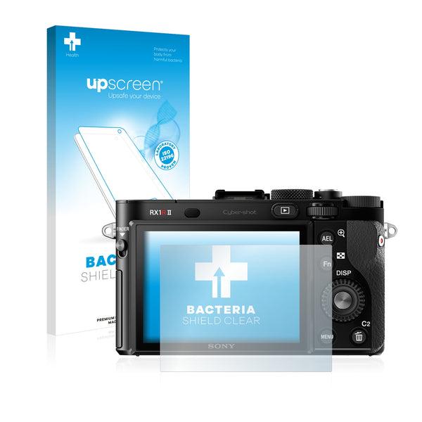 upscreen Bacteria Shield Clear Premium Antibacterial Screen Protector for Sony Cyber-Shot DSC-RX1R II