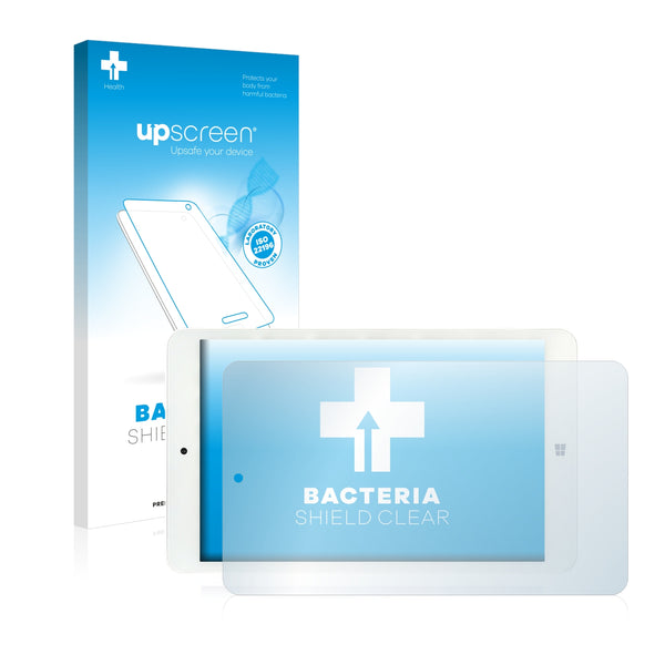 upscreen Bacteria Shield Clear Premium Antibacterial Screen Protector for i.onik TW 8