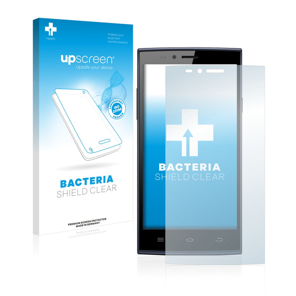 upscreen Bacteria Shield Clear Premium Antibacterial Screen Protector for THL T6C
