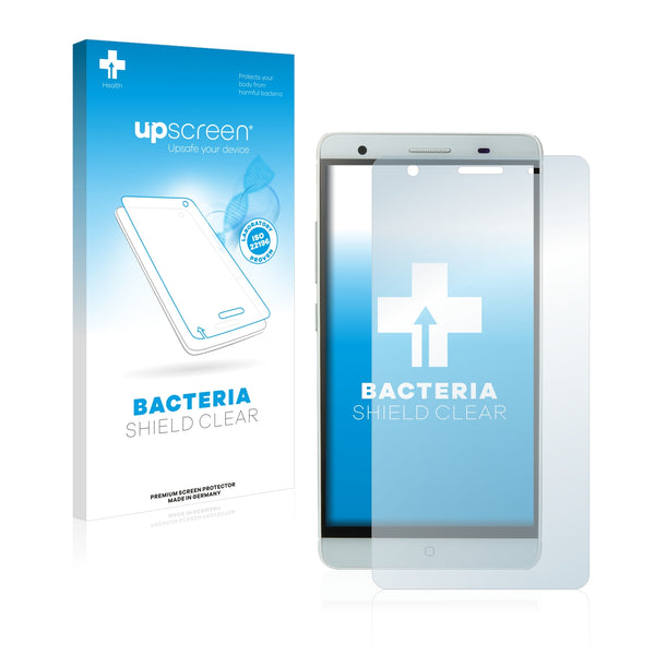 upscreen Bacteria Shield Clear Premium Antibacterial Screen Protector for Mlais M7 Plus