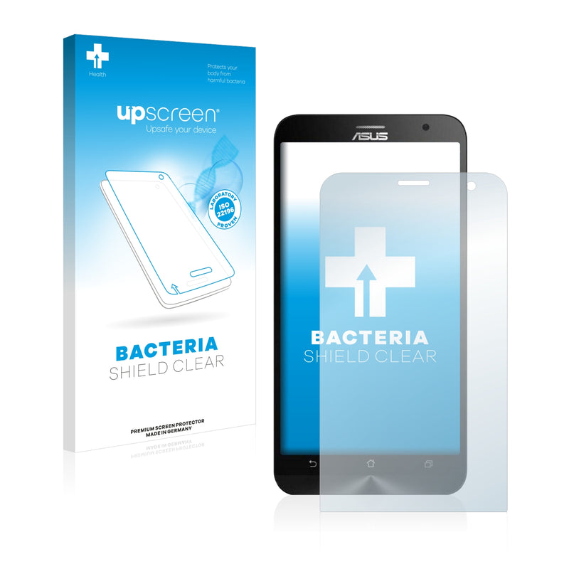 upscreen Bacteria Shield Clear Premium Antibacterial Screen Protector for Asus ZenFone 2 Laser ZE600KL