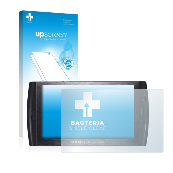 upscreen Bacteria Shield Clear Premium Antibacterial Screen Protector for Archos 7 home tablet