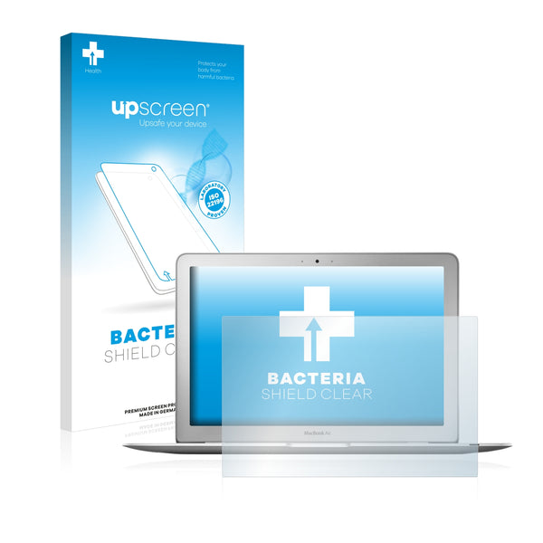 upscreen Bacteria Shield Clear Premium Antibacterial Screen Protector for Apple MacBook Air 13.3 (Early 2008)