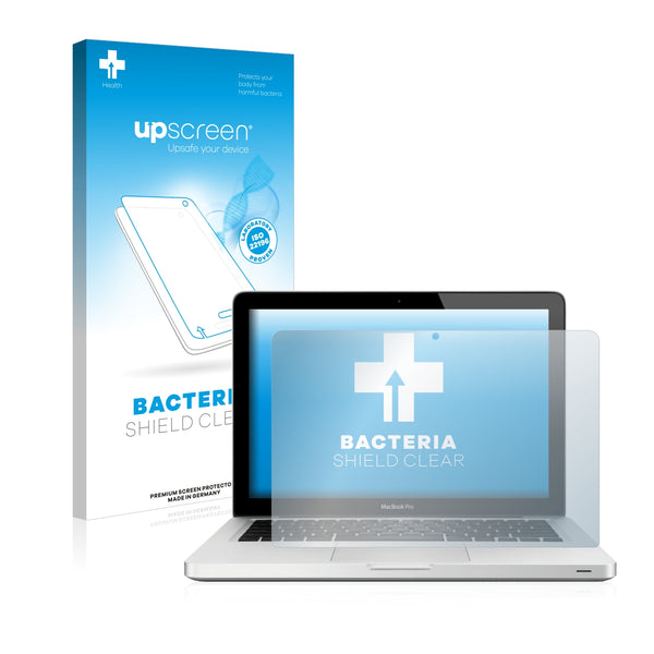 upscreen Bacteria Shield Clear Premium Antibacterial Screen Protector for Apple MacBook Pro 13 2011