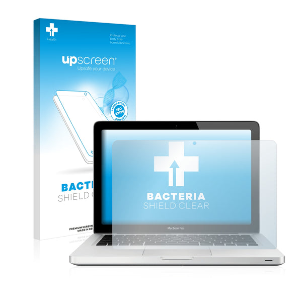 upscreen Bacteria Shield Clear Premium Antibacterial Screen Protector for Apple MacBook Pro 13 2012