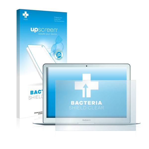 upscreen Bacteria Shield Clear Premium Antibacterial Screen Protector for Apple MacBook Air 13 (Mid 2012)