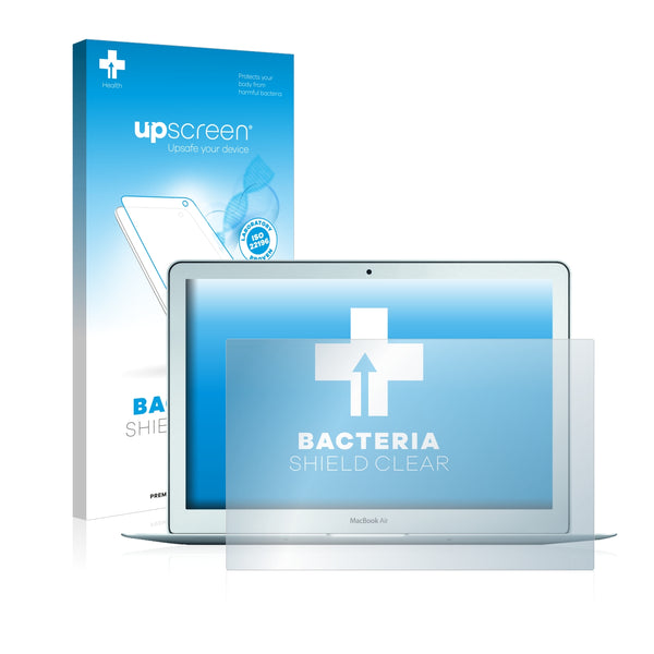 upscreen Bacteria Shield Clear Premium Antibacterial Screen Protector for Apple MacBook Air 13 (Mid 2013)