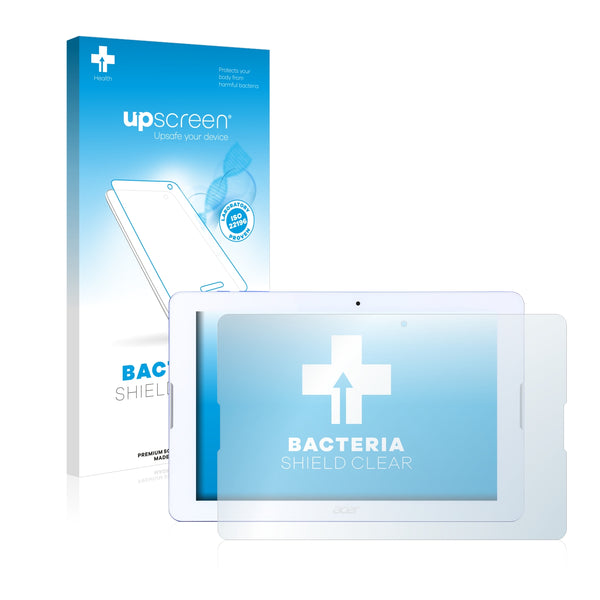 upscreen Bacteria Shield Clear Premium Antibacterial Screen Protector for Acer Iconia One 10 B3-A20